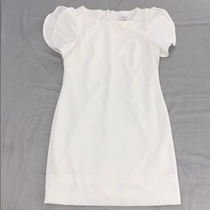 White Calvin Klein dress